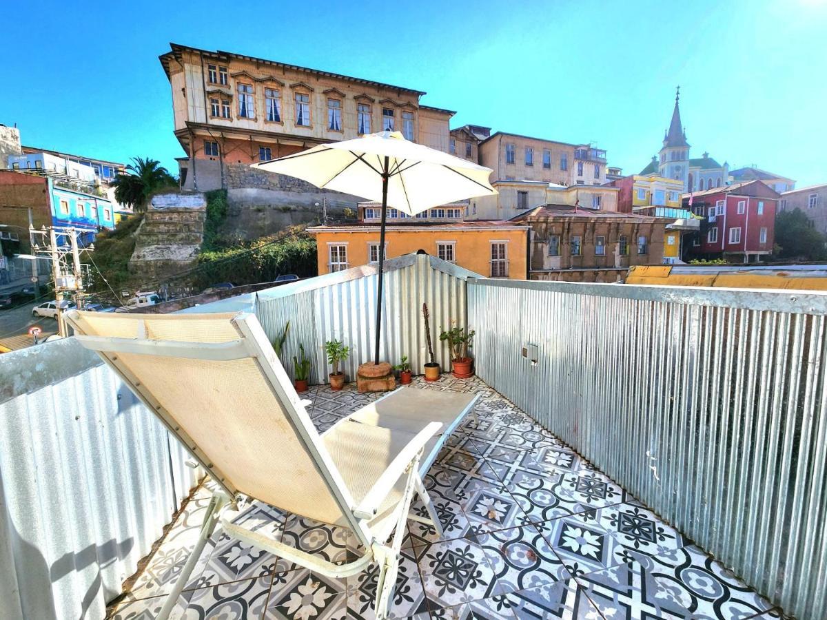 Casa California Guesthouse Valparaíso Dış mekan fotoğraf